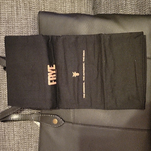 FRYE Black Miren Leather Patchwork Shopper Tote - Picture 3 of 10